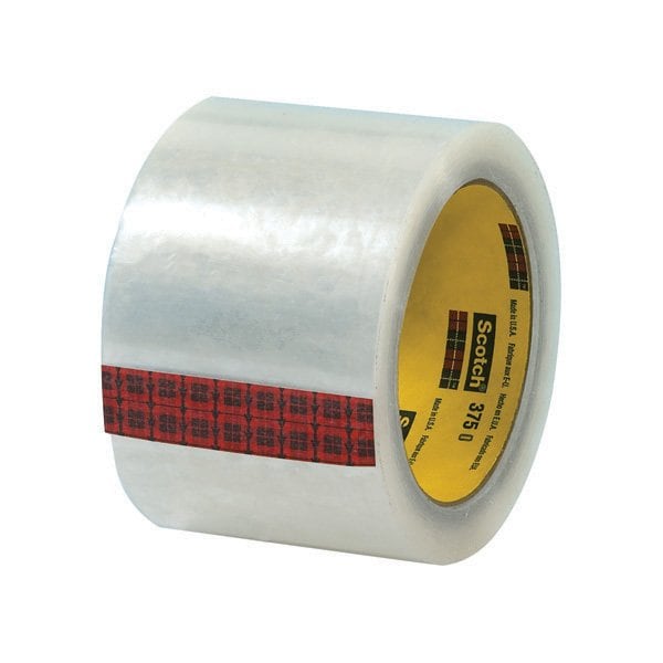 3M 3'' x 55 yds. Clear 3M 375 Carton Sealing Tape, 24PK BUY00023196 - main